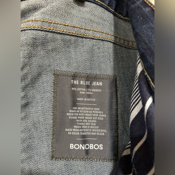BONOBOS, The Blue Jean, Men's Blue Jeans - Size 32/32 - Straight Leg, Slim - Picture 13 of 14